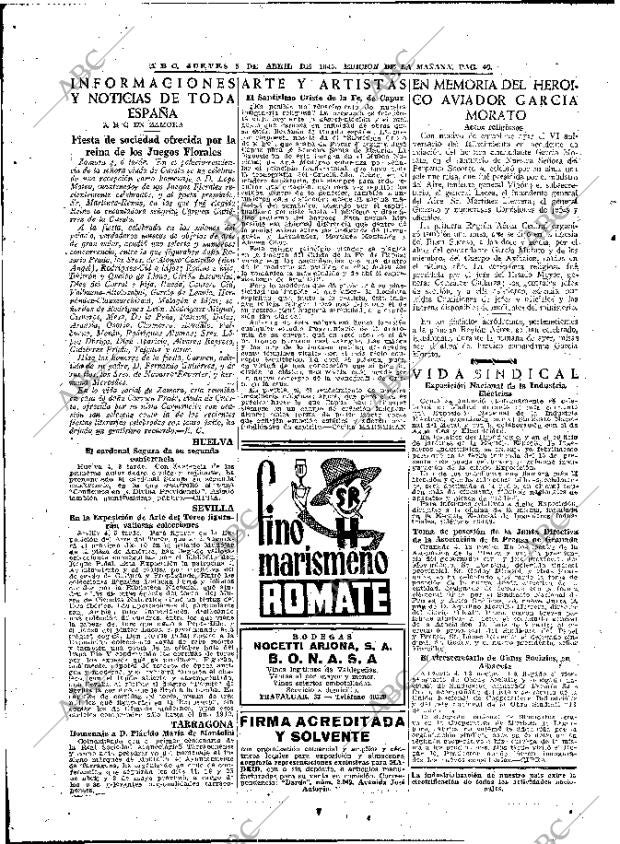 ABC MADRID 05-04-1945 página 40