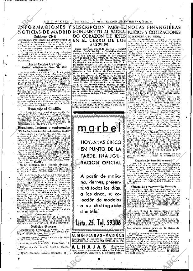 ABC MADRID 05-04-1945 página 41