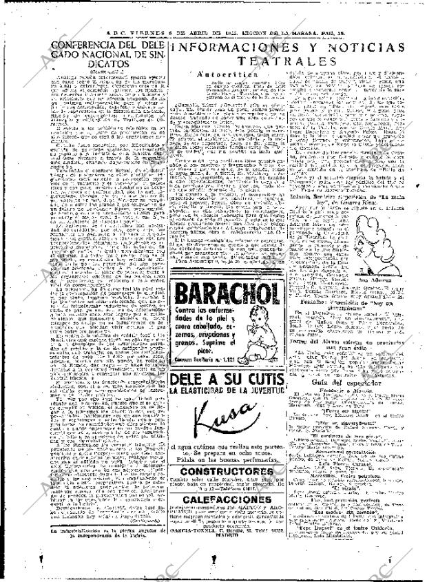 ABC MADRID 06-04-1945 página 16