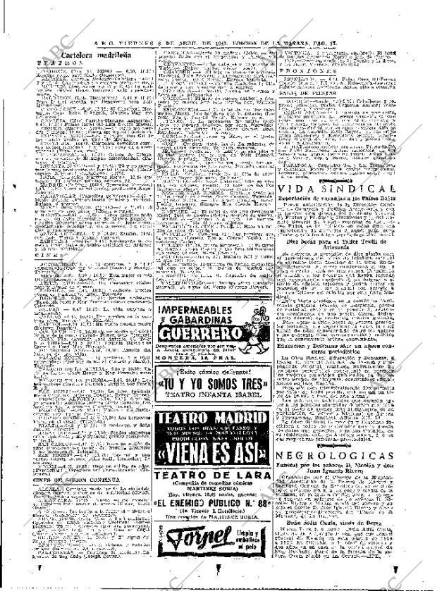 ABC MADRID 06-04-1945 página 17