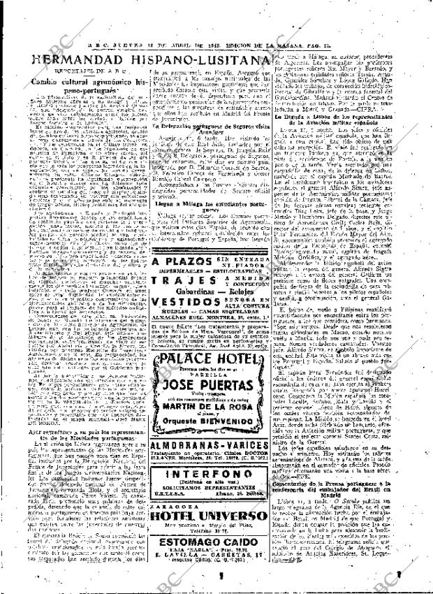 ABC MADRID 12-04-1945 página 15