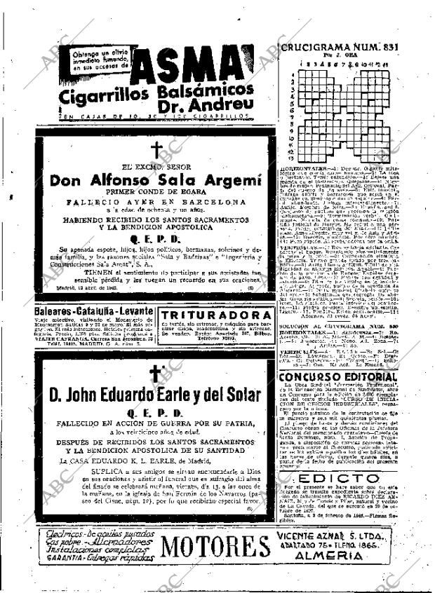 ABC MADRID 12-04-1945 página 23