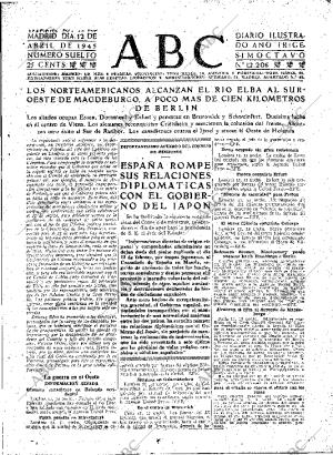 ABC MADRID 12-04-1945 página 7