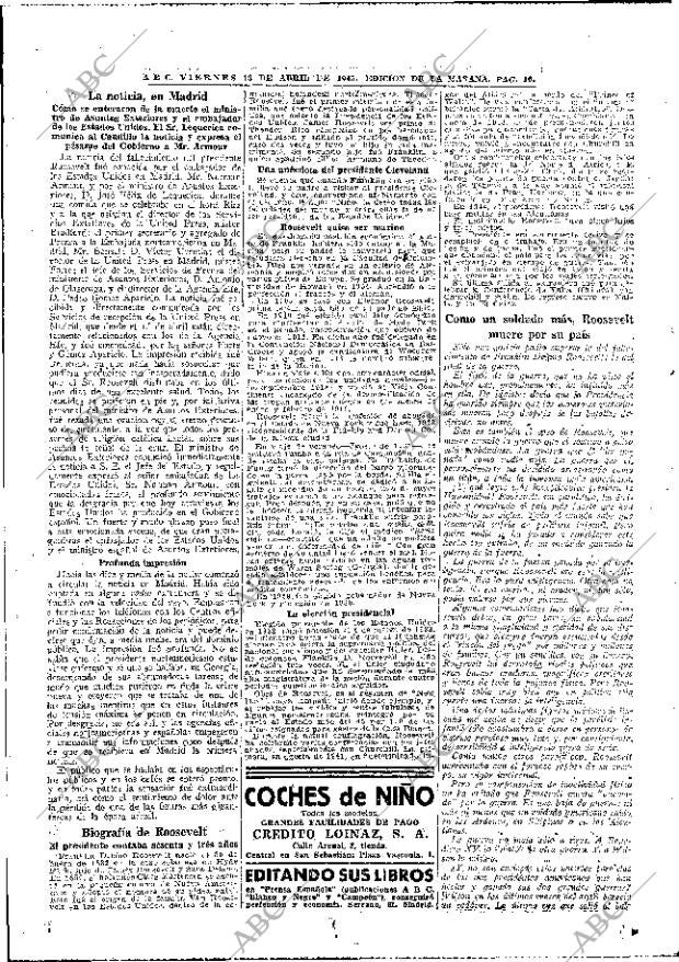 ABC MADRID 13-04-1945 página 10