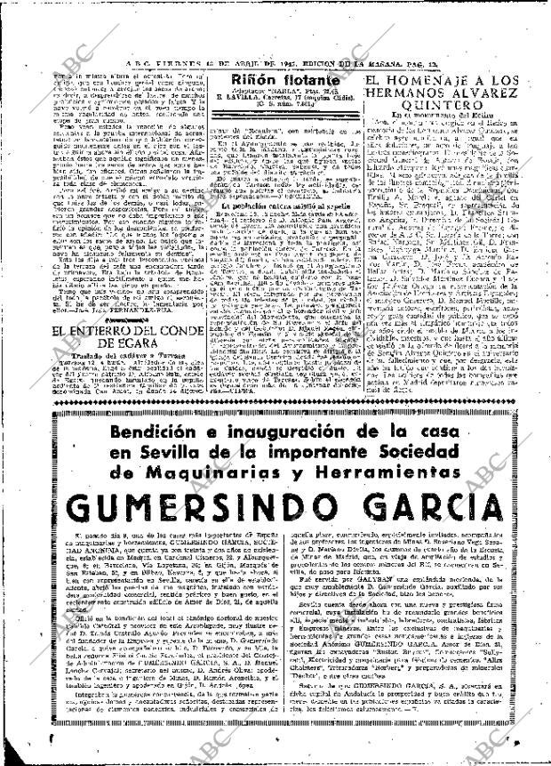 ABC MADRID 13-04-1945 página 12