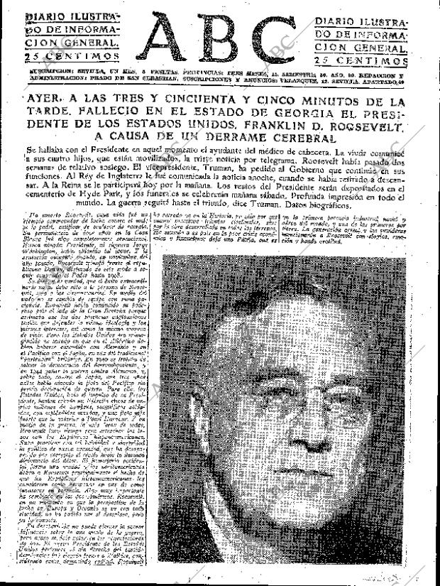 ABC SEVILLA 13-04-1945 página 3