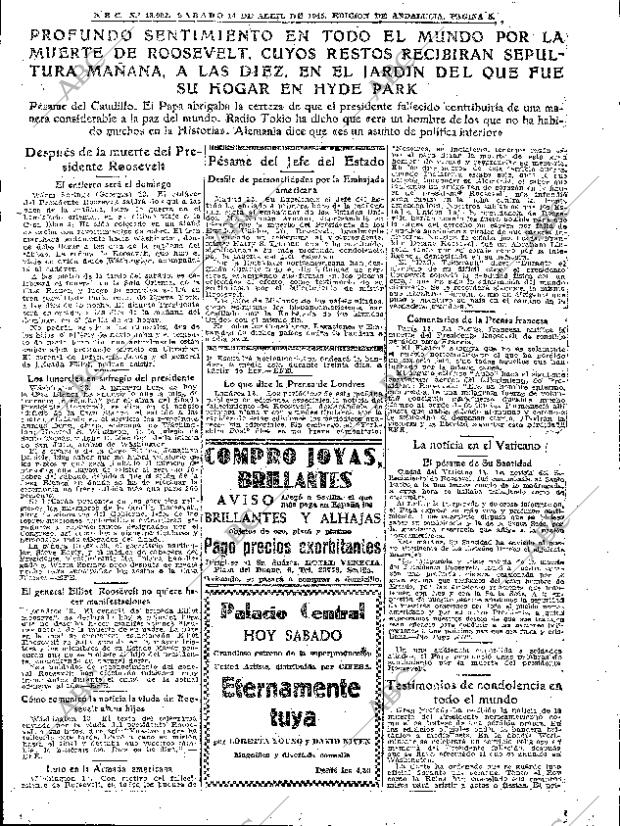 ABC SEVILLA 14-04-1945 página 5