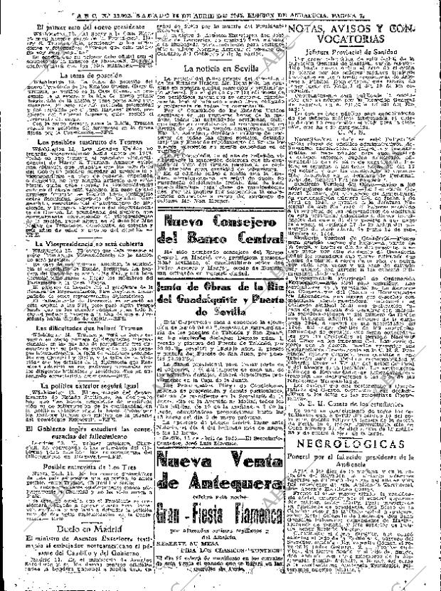 ABC SEVILLA 14-04-1945 página 7