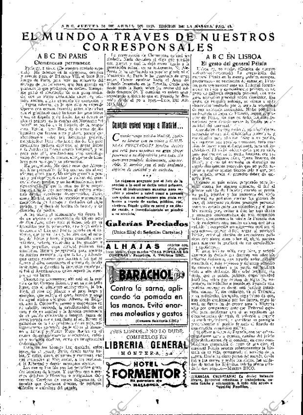 ABC MADRID 26-04-1945 página 13