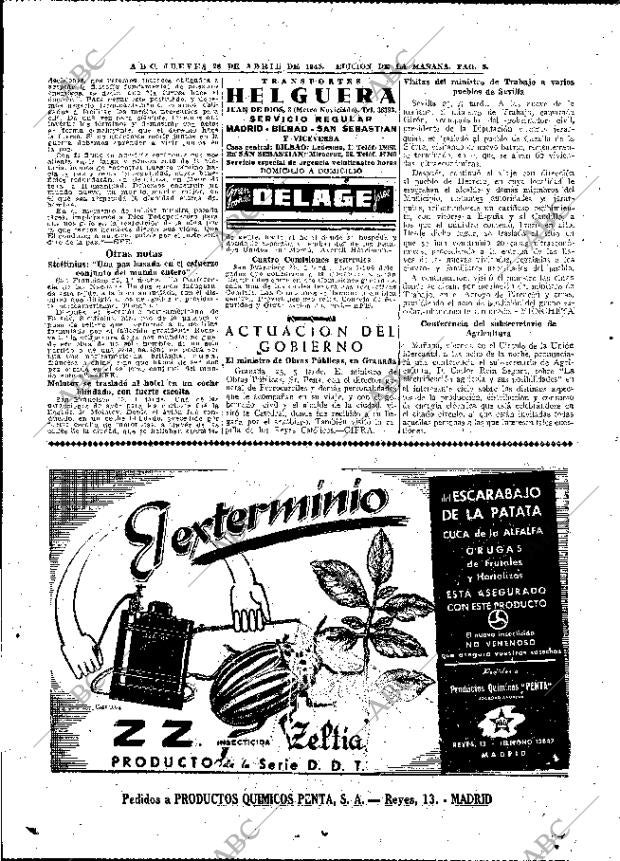 ABC MADRID 26-04-1945 página 8