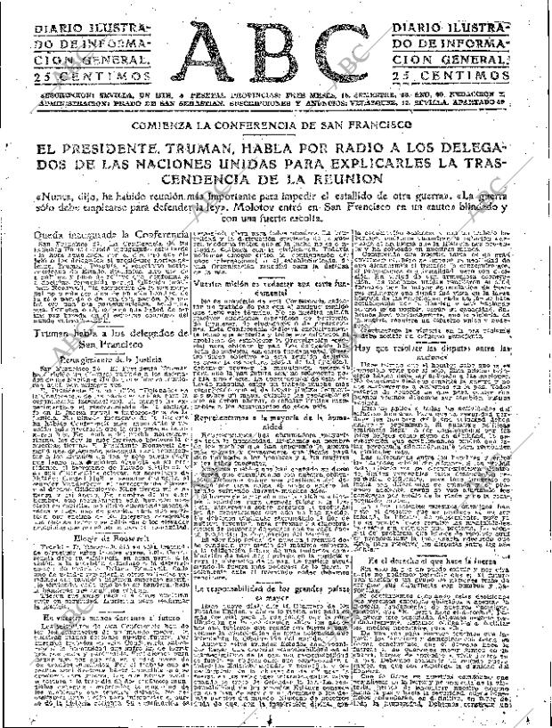 ABC SEVILLA 26-04-1945 página 3