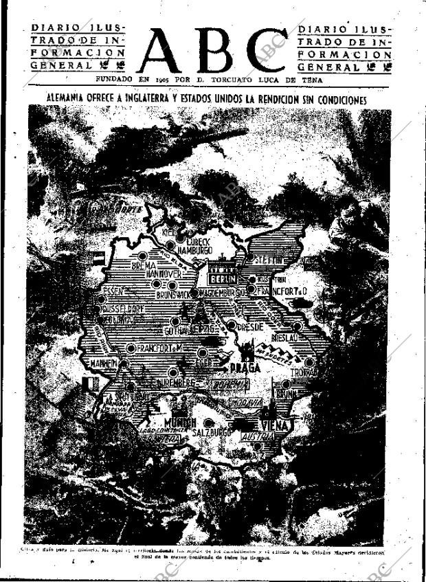 ABC MADRID 29-04-1945 página 3