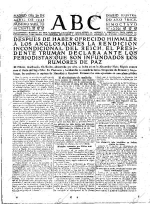 ABC MADRID 29-04-1945 página 31