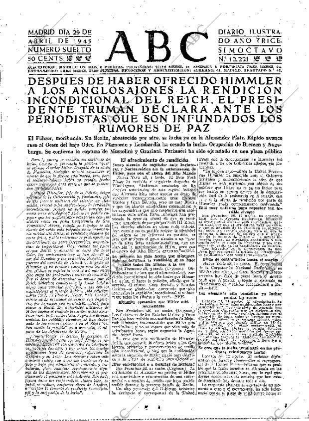ABC MADRID 29-04-1945 página 31
