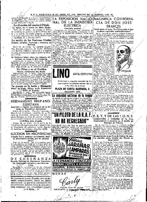 ABC MADRID 29-04-1945 página 35