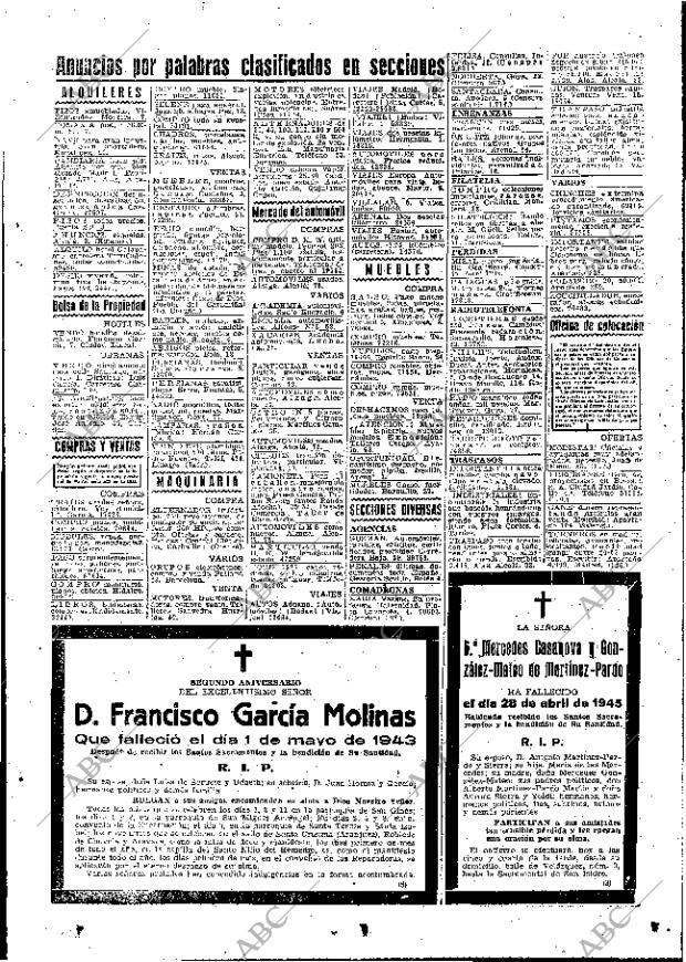 ABC MADRID 29-04-1945 página 45