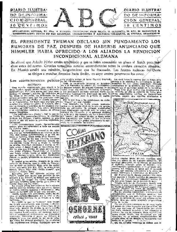 ABC SEVILLA 29-04-1945 página 23