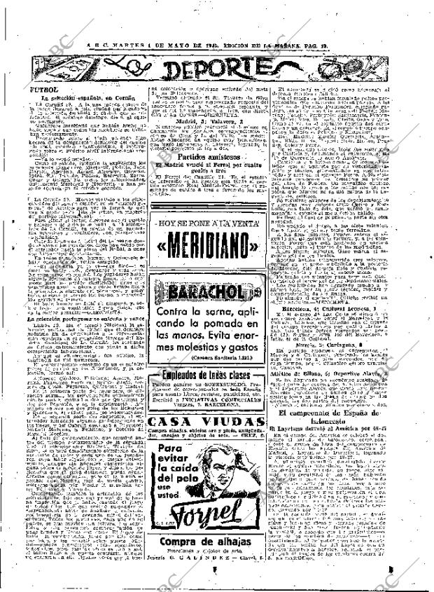 ABC MADRID 01-05-1945 página 19