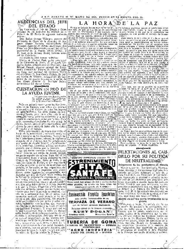 ABC MADRID 10-05-1945 página 11
