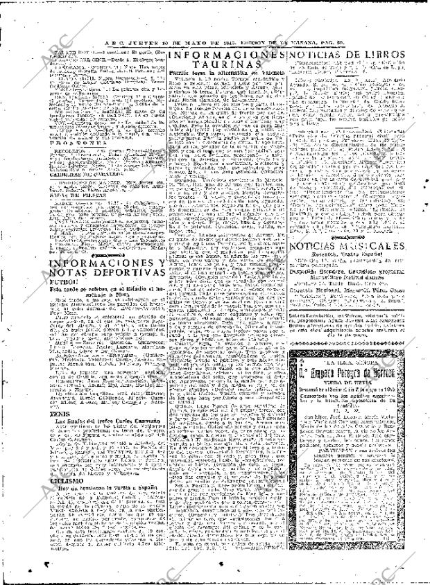 ABC MADRID 10-05-1945 página 20