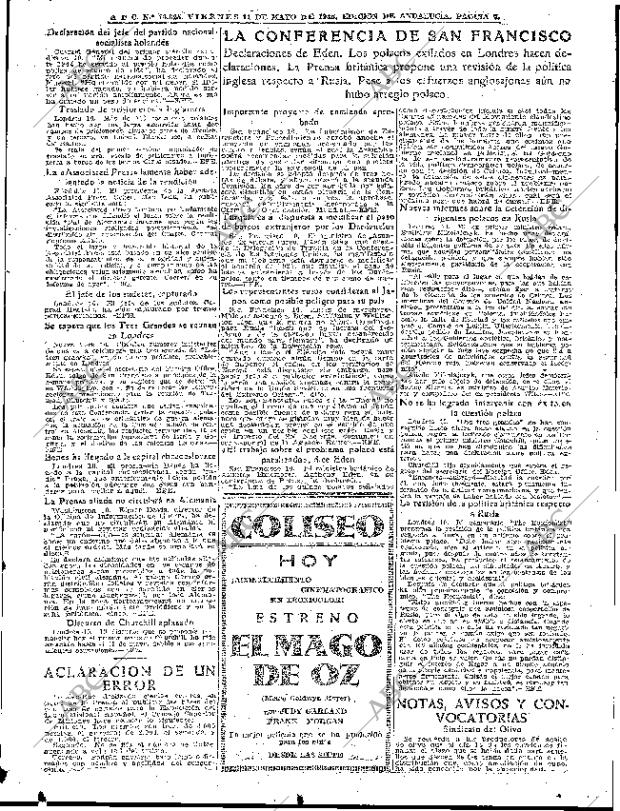 ABC SEVILLA 11-05-1945 página 7