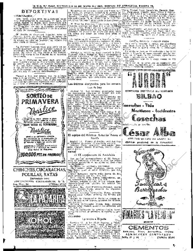 ABC SEVILLA 13-05-1945 página 13