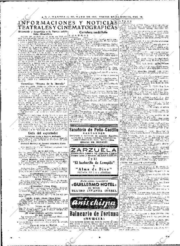 ABC MADRID 15-05-1945 página 16