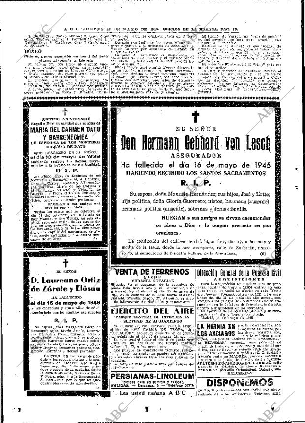 ABC MADRID 17-05-1945 página 18