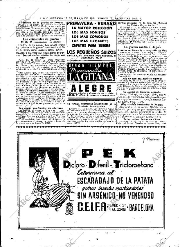 ABC MADRID 17-05-1945 página 8