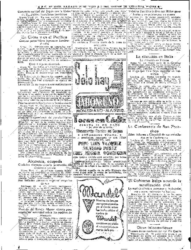 ABC SEVILLA 19-05-1945 página 6