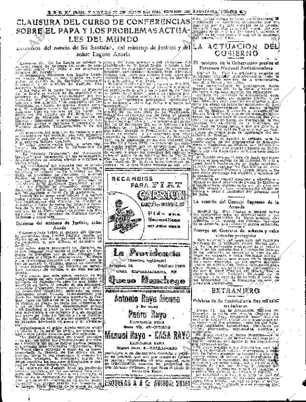 ABC SEVILLA 22-05-1945 página 6