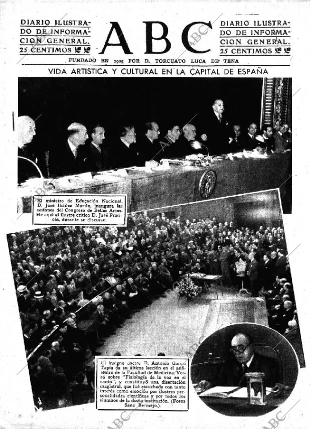 ABC MADRID 23-05-1945 página 1