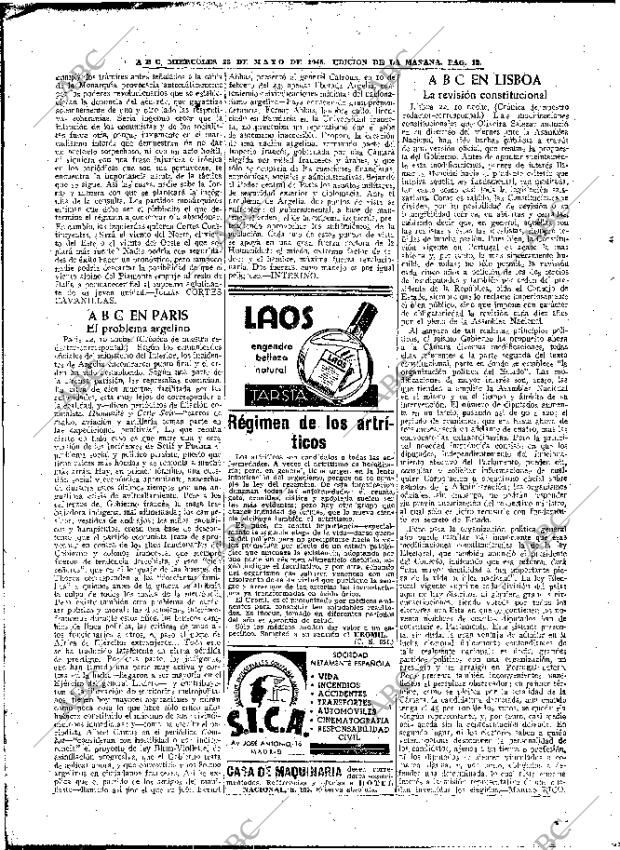 ABC MADRID 23-05-1945 página 12