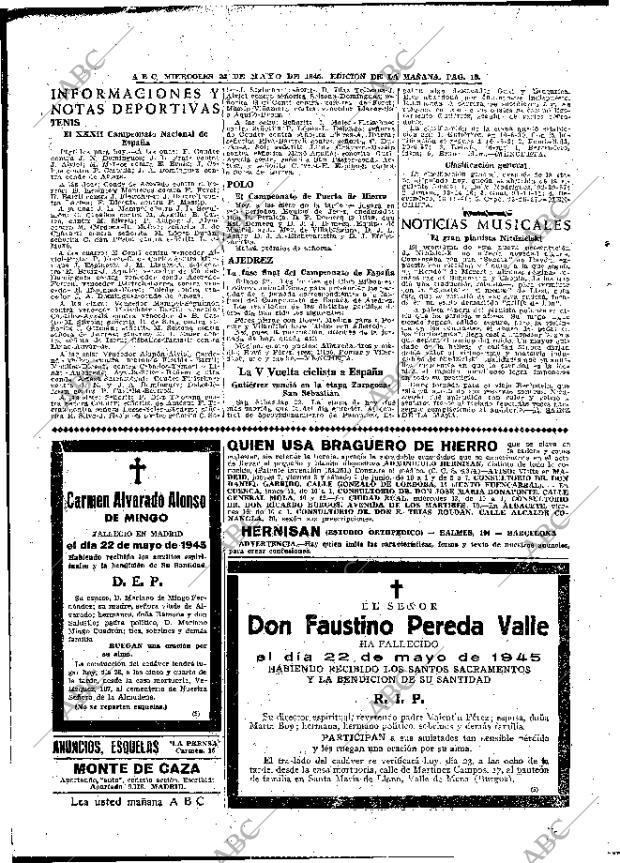 ABC MADRID 23-05-1945 página 18