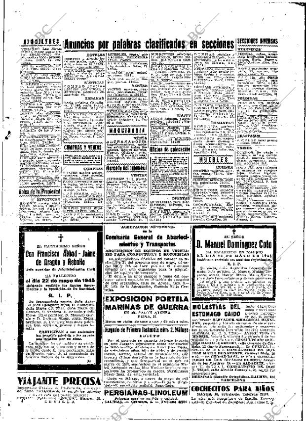 ABC MADRID 23-05-1945 página 19