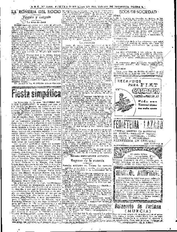 ABC SEVILLA 24-05-1945 página 4