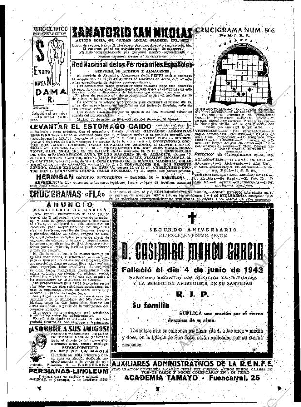 ABC MADRID 03-06-1945 página 45