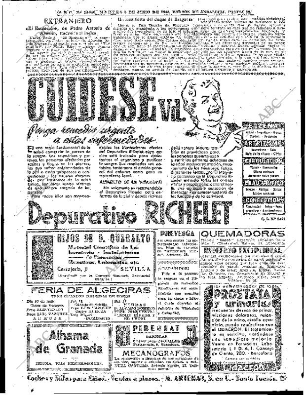 ABC SEVILLA 05-06-1945 página 12