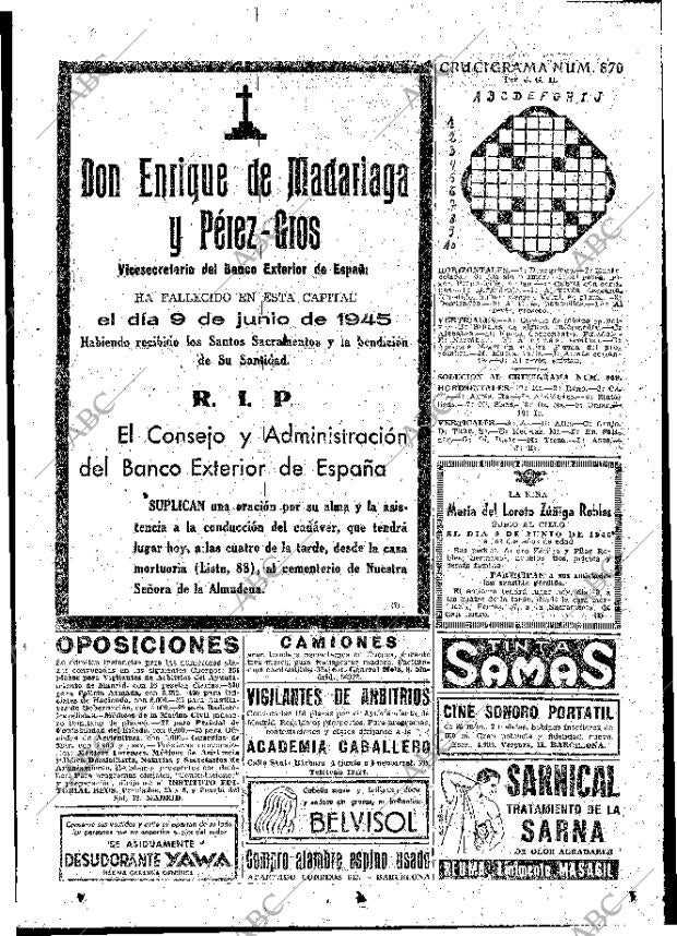 ABC MADRID 10-06-1945 página 43