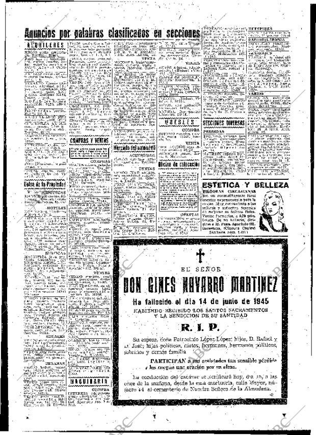 ABC MADRID 15-06-1945 página 18