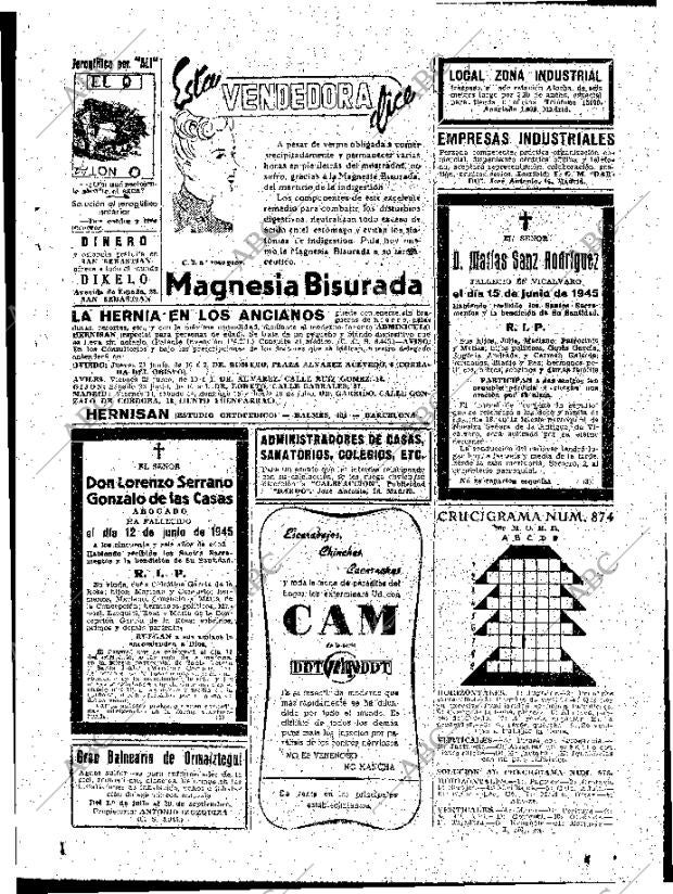 ABC MADRID 16-06-1945 página 19