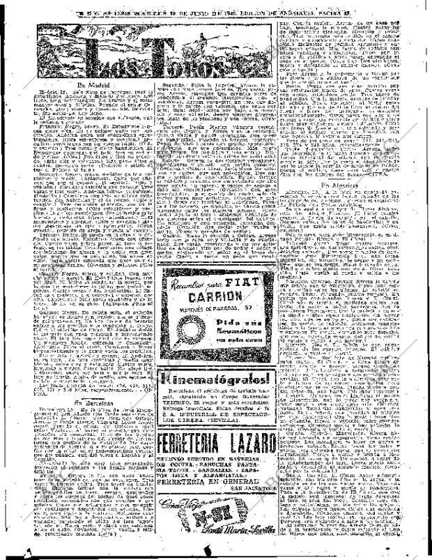 ABC SEVILLA 19-06-1945 página 13