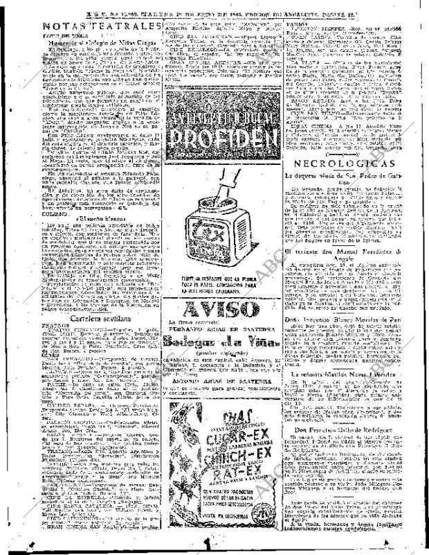 ABC SEVILLA 19-06-1945 página 17