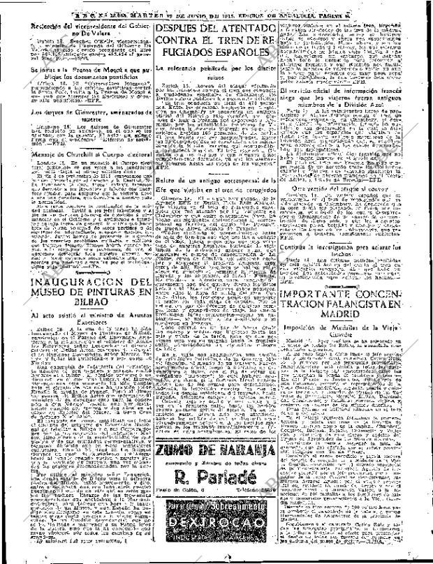 ABC SEVILLA 19-06-1945 página 8