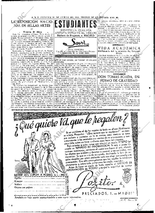 ABC MADRID 21-06-1945 página 22