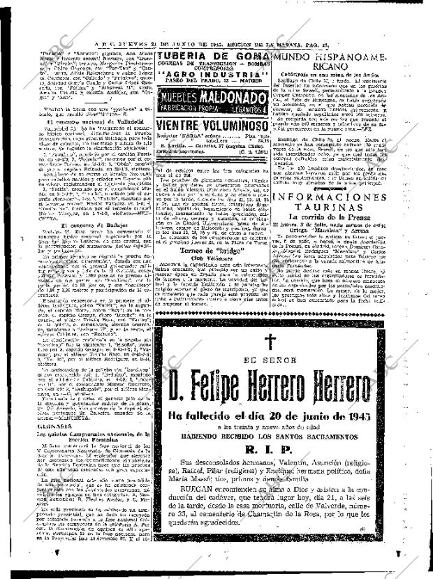 ABC MADRID 21-06-1945 página 27