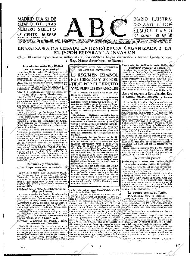 ABC MADRID 22-06-1945 página 7