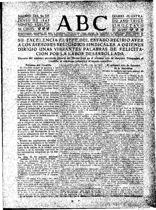 ABC MADRID 24-06-1945 página 23