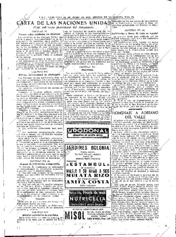 ABC MADRID 24-06-1945 página 29