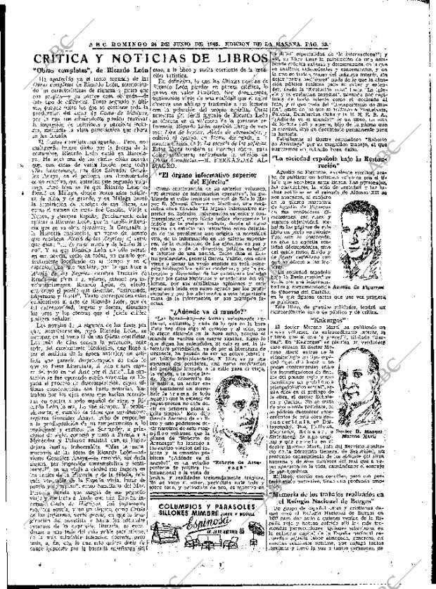 ABC MADRID 24-06-1945 página 33